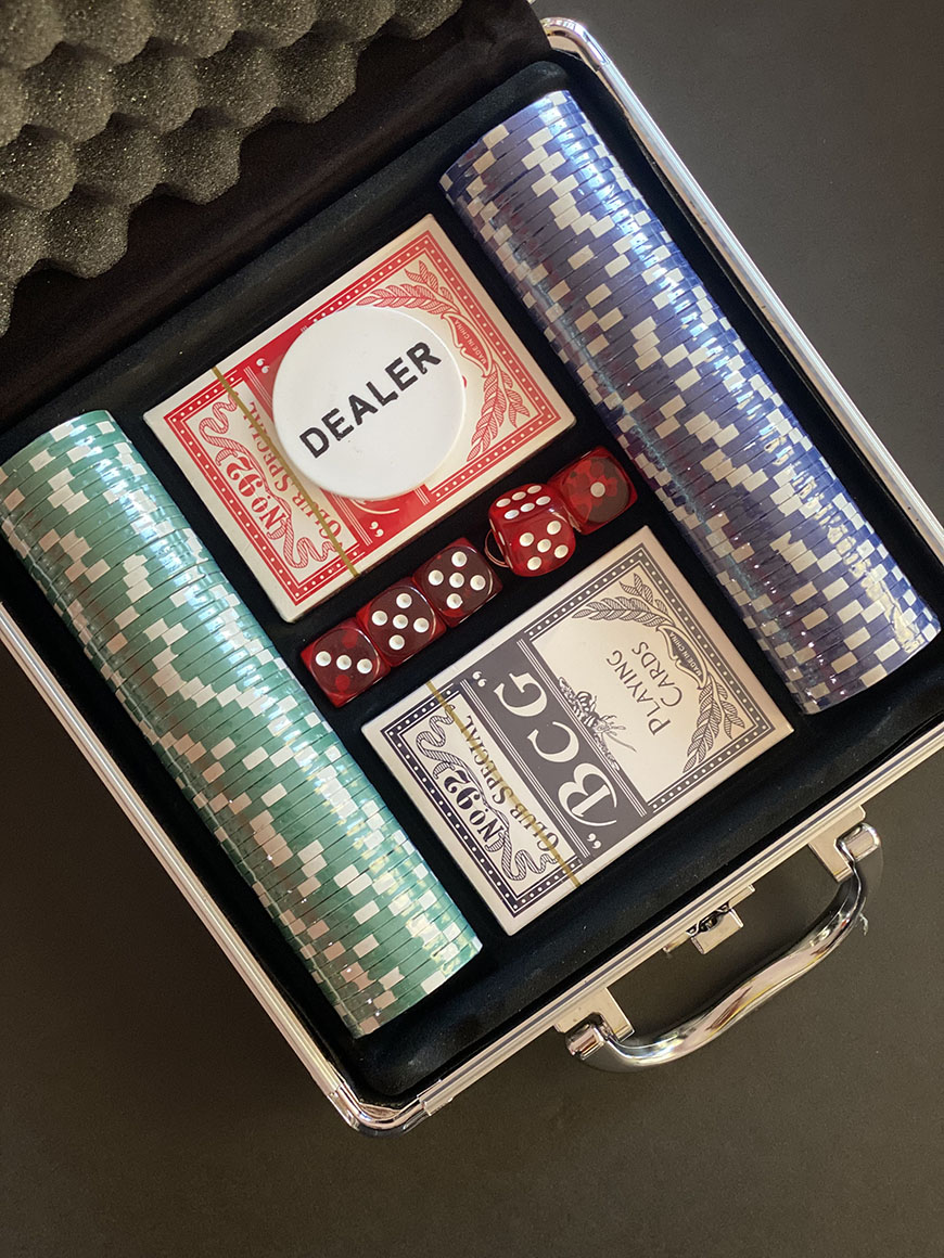 Poker game set 100Pc