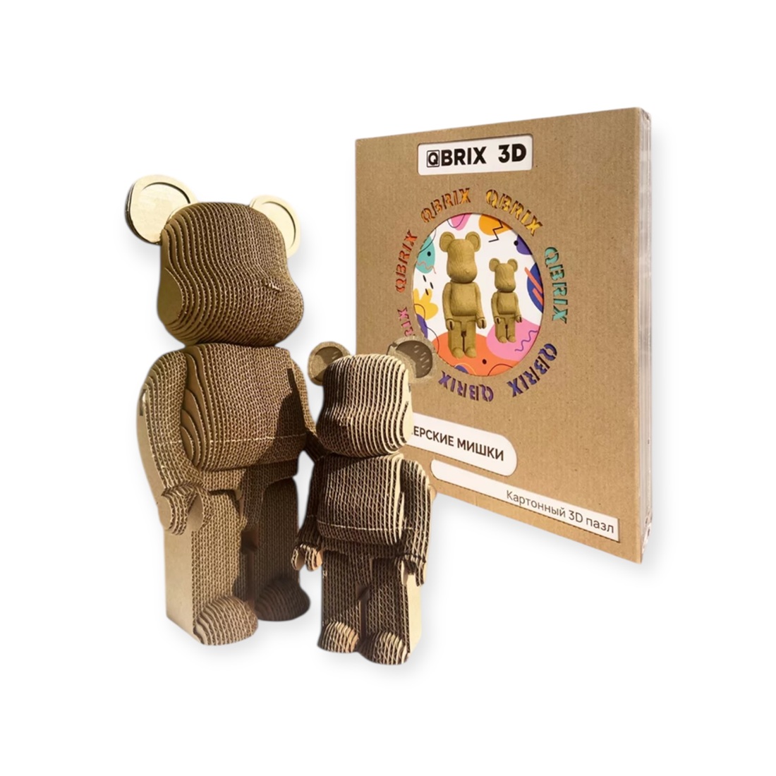 Ստվարաթղթյա 3D փազլ արջուկներ