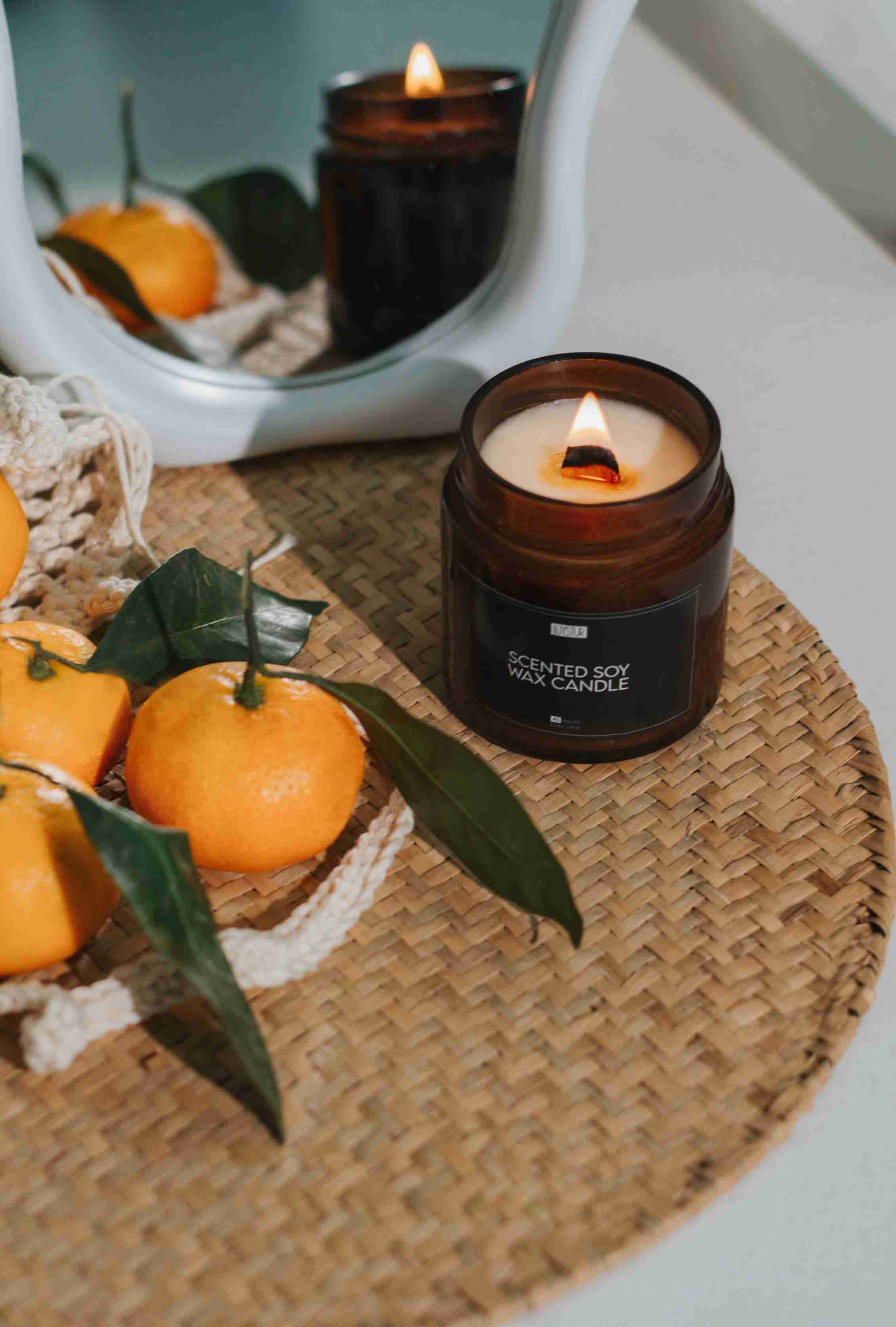 Fir cones and needles candle - Luystur