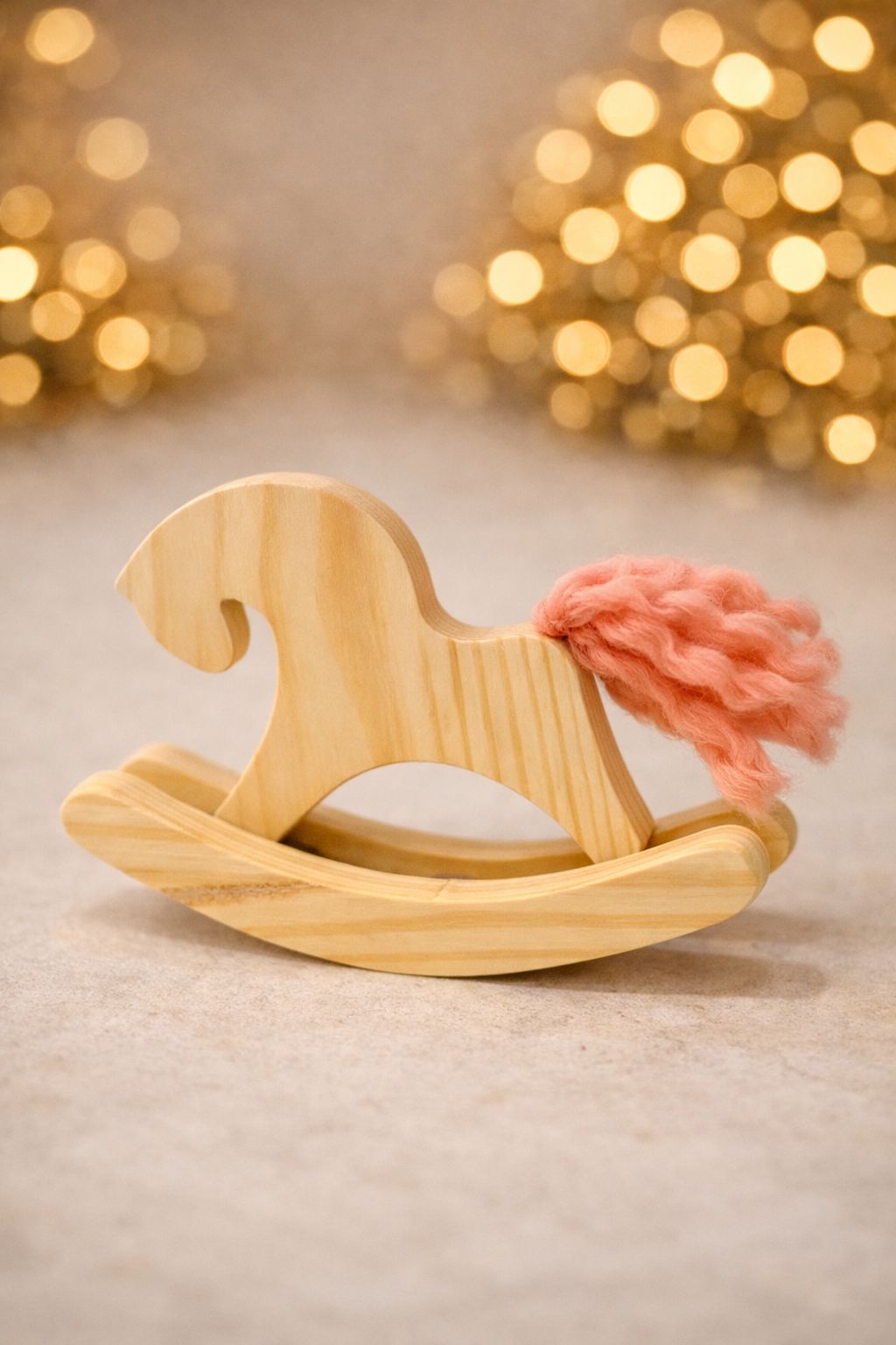 Wooden Horse — Light pink