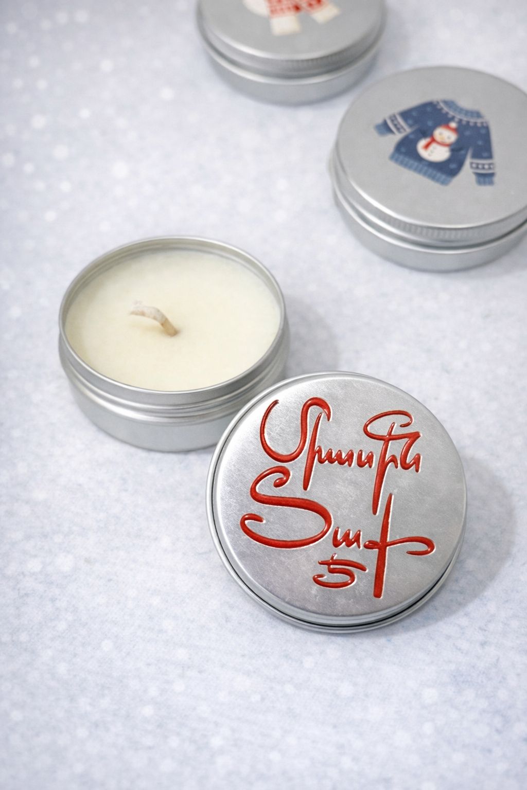 Metal Tin Candle - Warm together