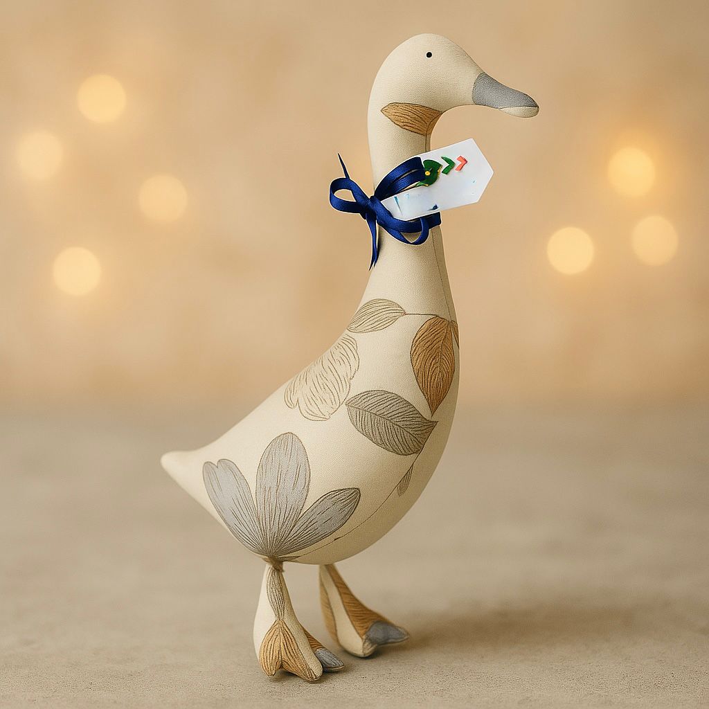 Ձեռագործ փափուկ սագ - տերևներով