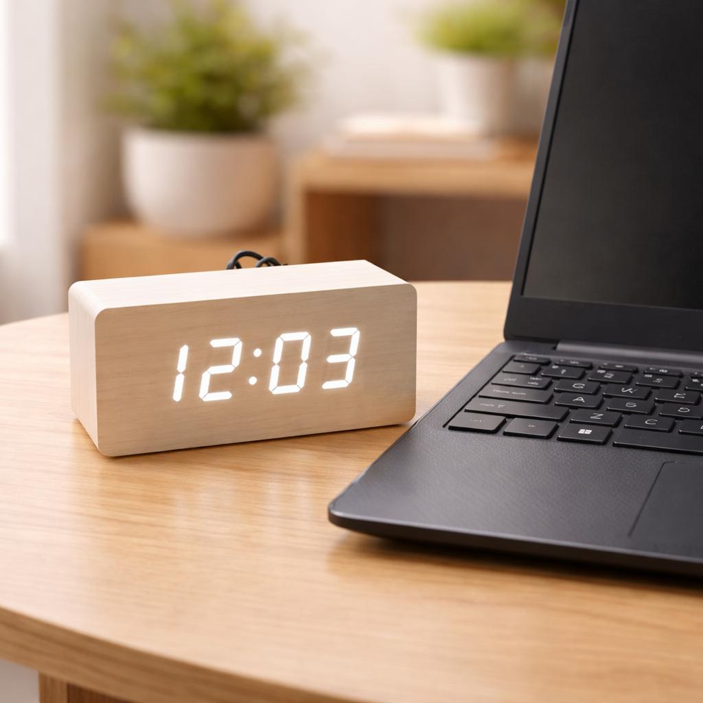 img-Թվային ժամացույց LED էկրանով